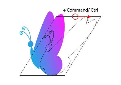 آموزش جابجایی و تکثیر اشکال در ایلوستریتور